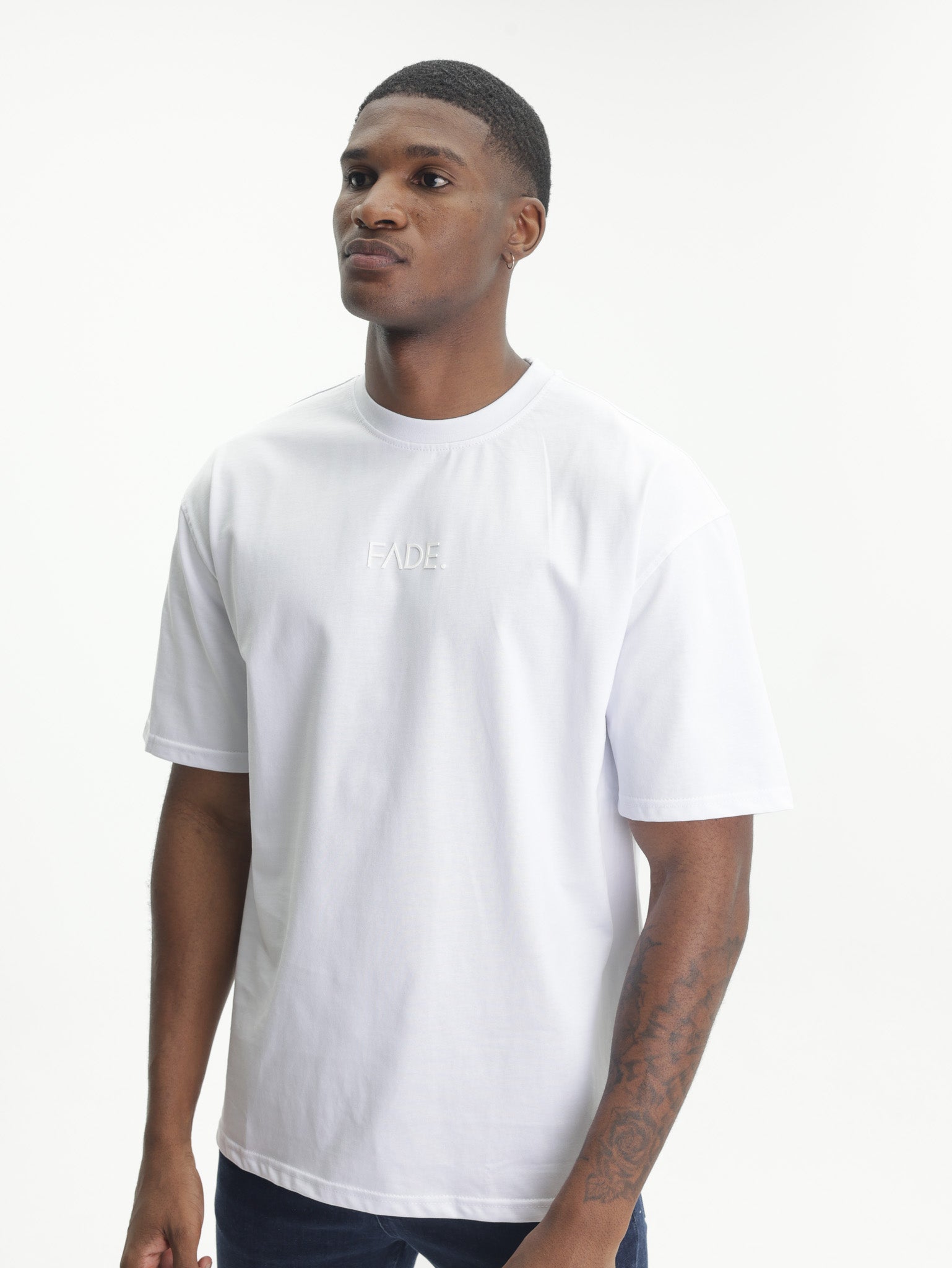 Fade T-Shirt Essential Relaxed Fit White