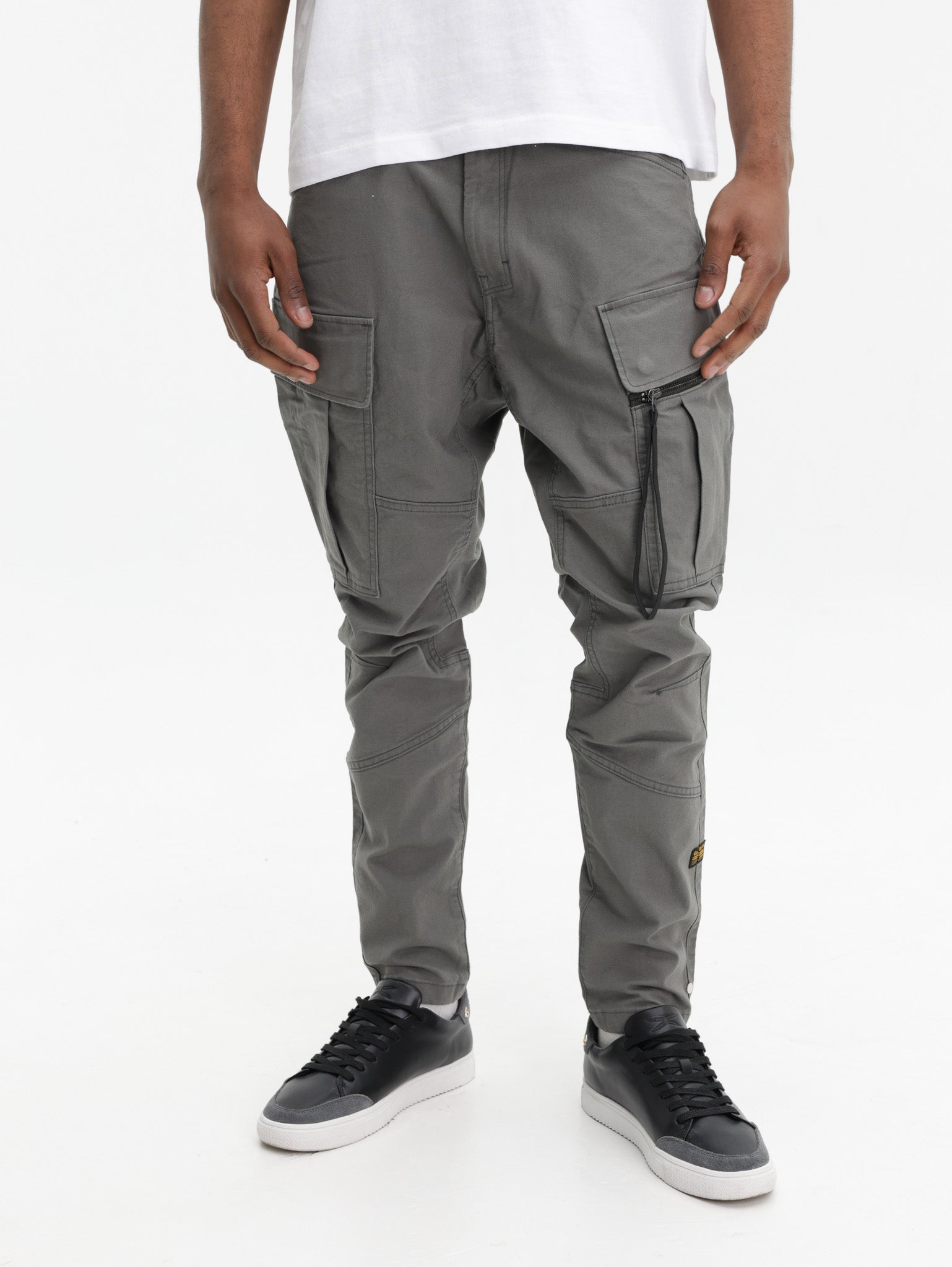 G-Star Cargo Pants Zip Pkt 3D Skinny Grey