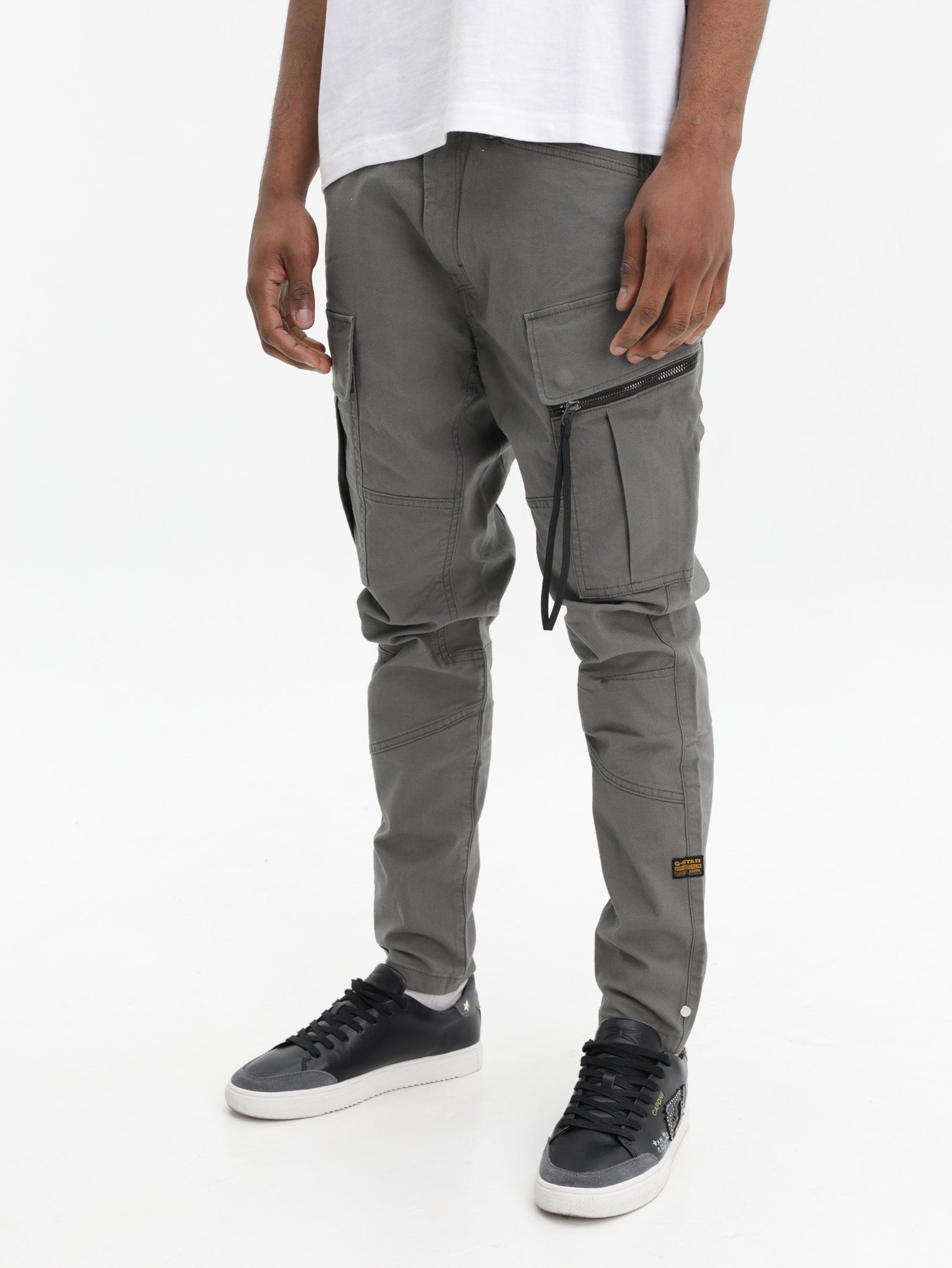 G-Star Cargo Pants Zip Pkt 3D Skinny Grey