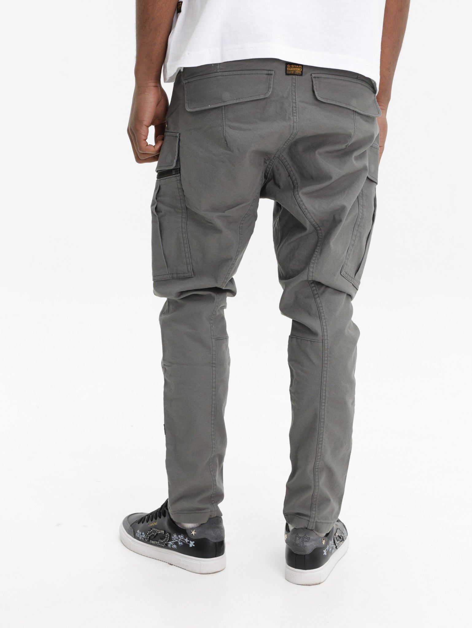 G-Star Cargo Pants Zip Pkt 3D Skinny Grey