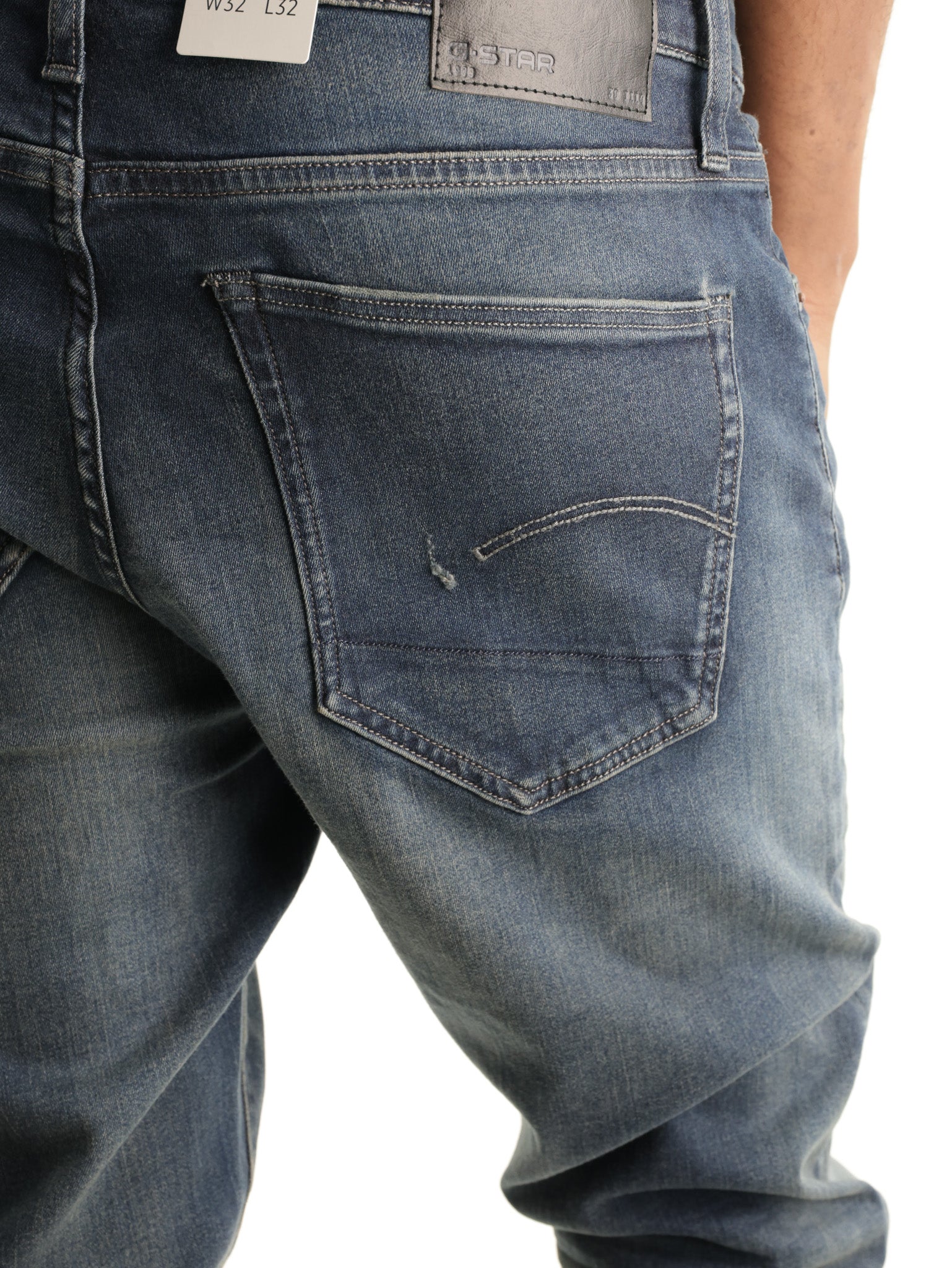 G-Star Jeans 3301 Slim Destroyed Blue