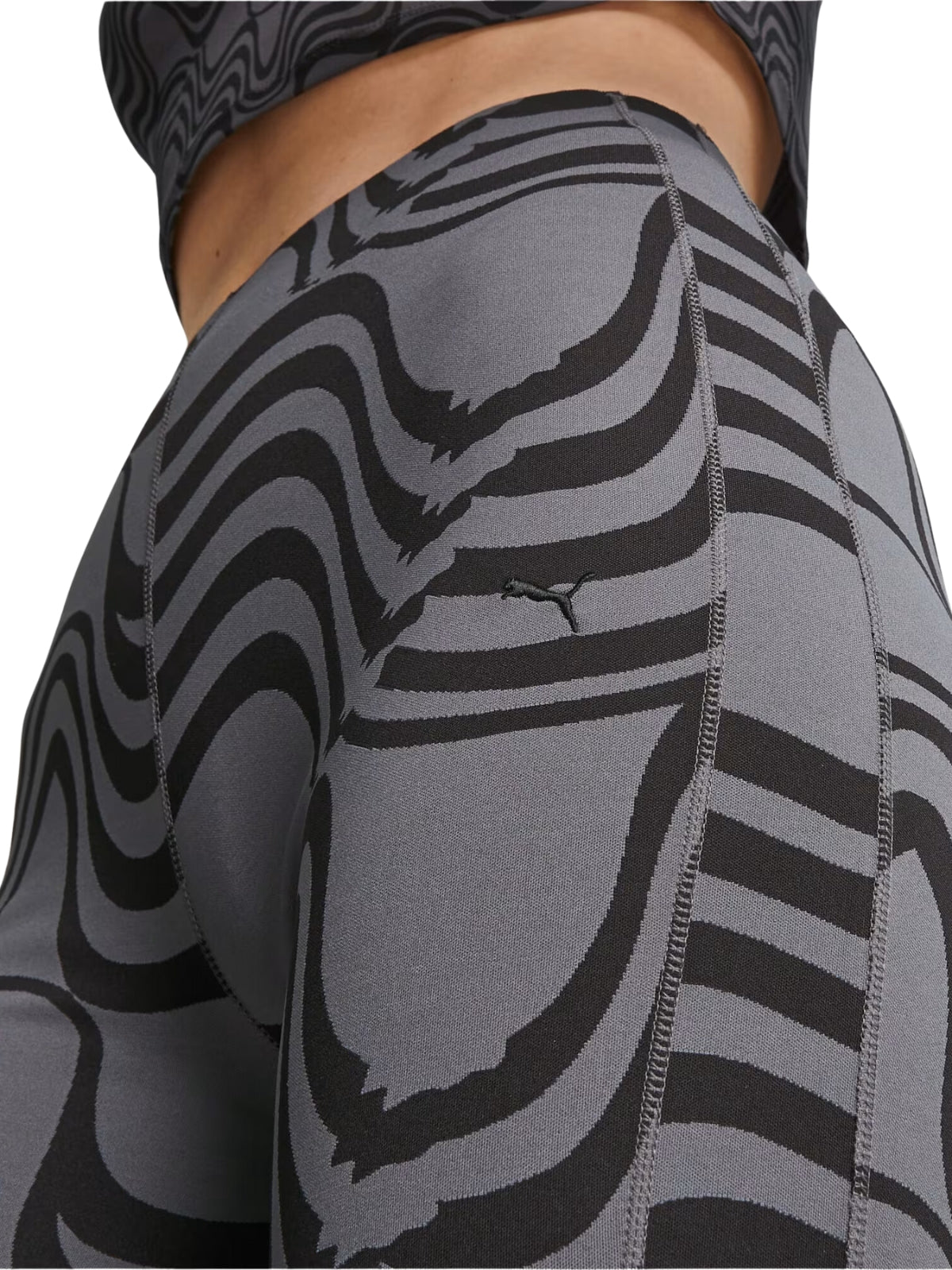 Puma Leggings Winter Rink T7 Pattern Wide Leg Black – Colt 45