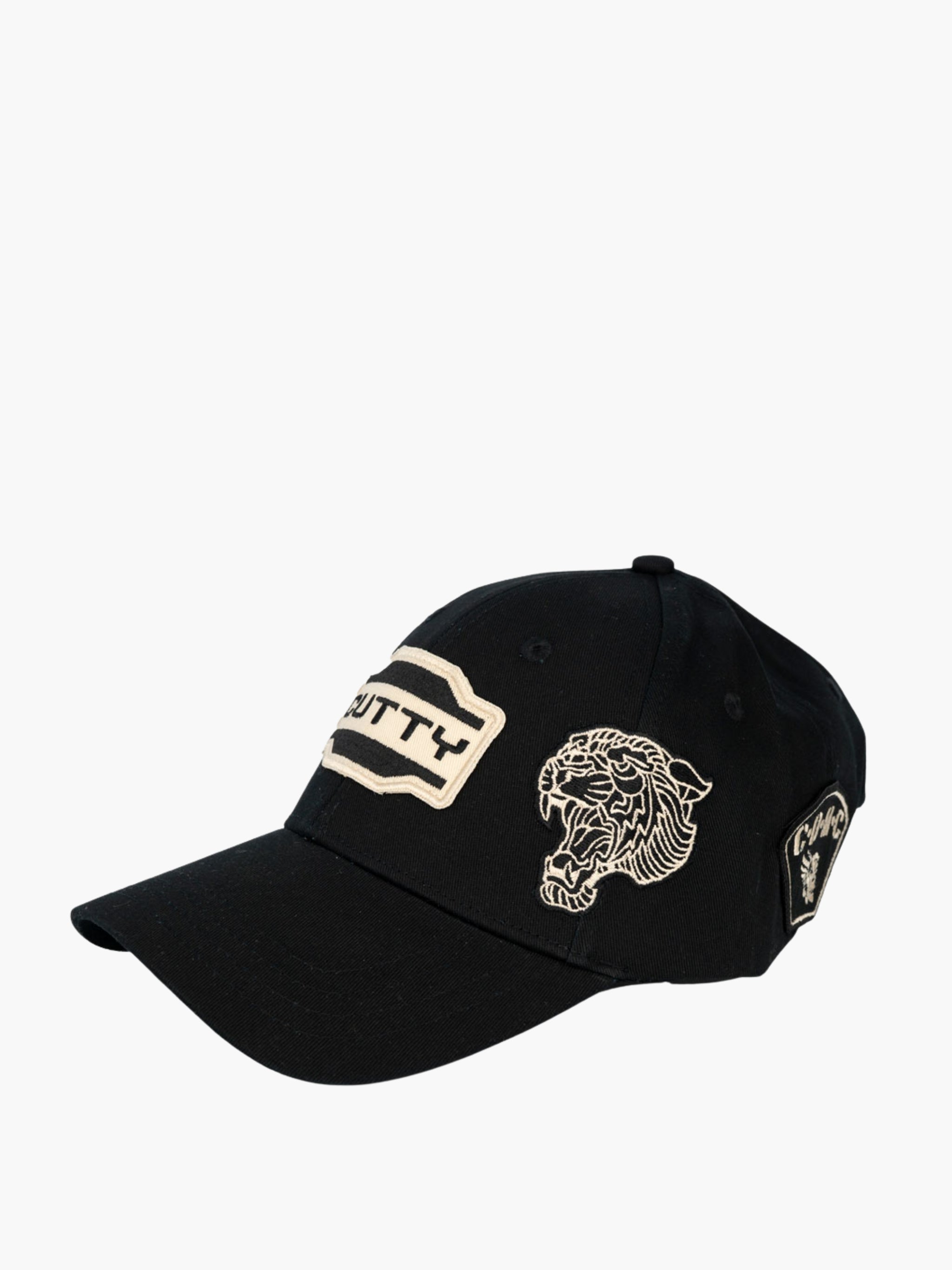 Cutty Cap Logo Lion Applique Black