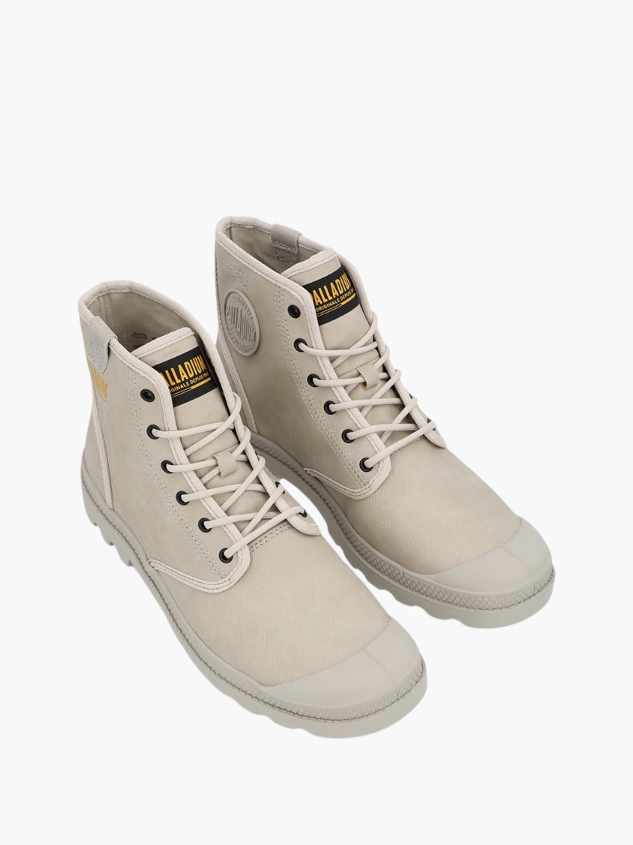 Palladium Boots Pampa Hi Coated Natural Grey