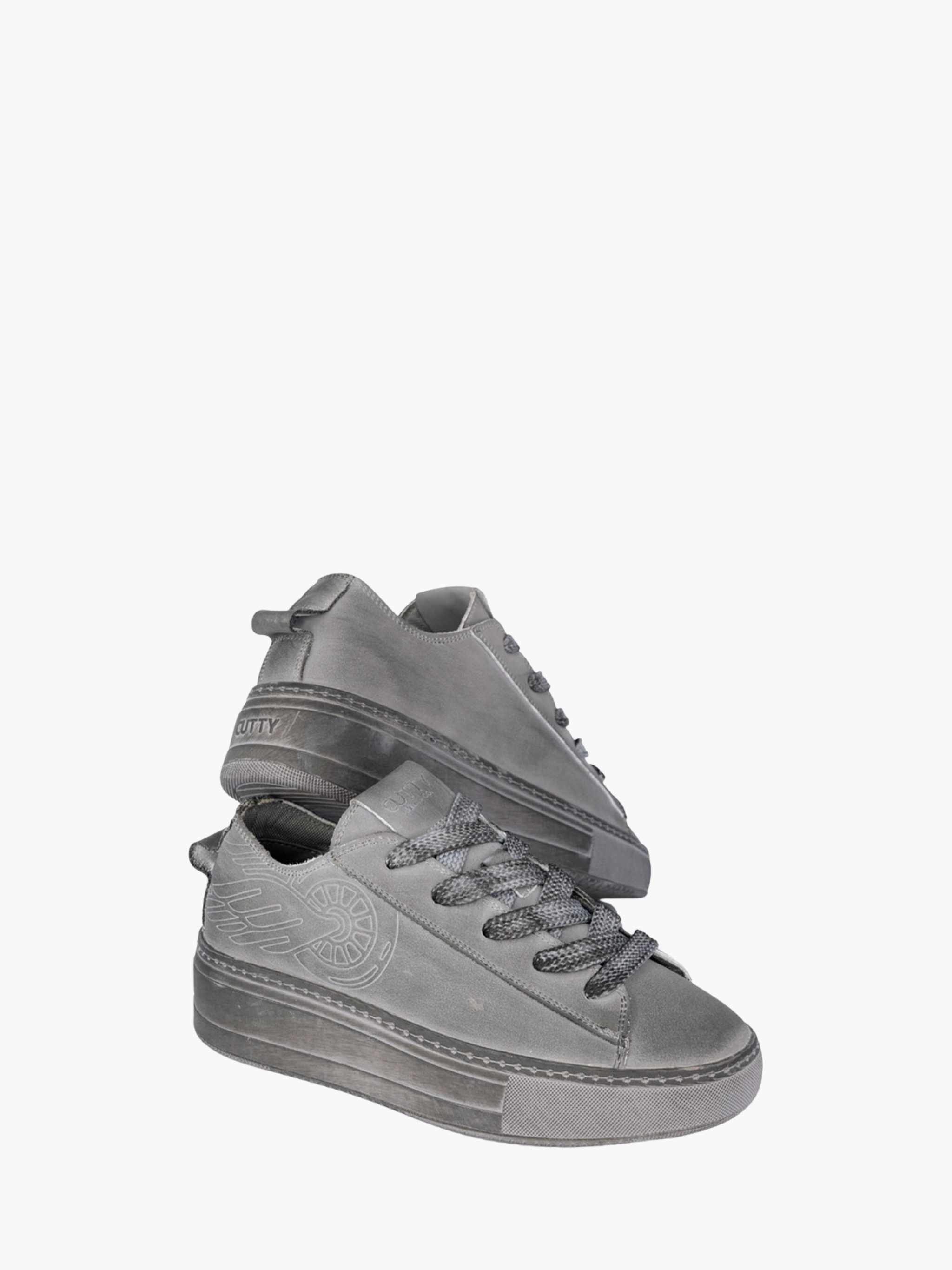 Cutty Sneakers Cs11 Leather Embossed Grey