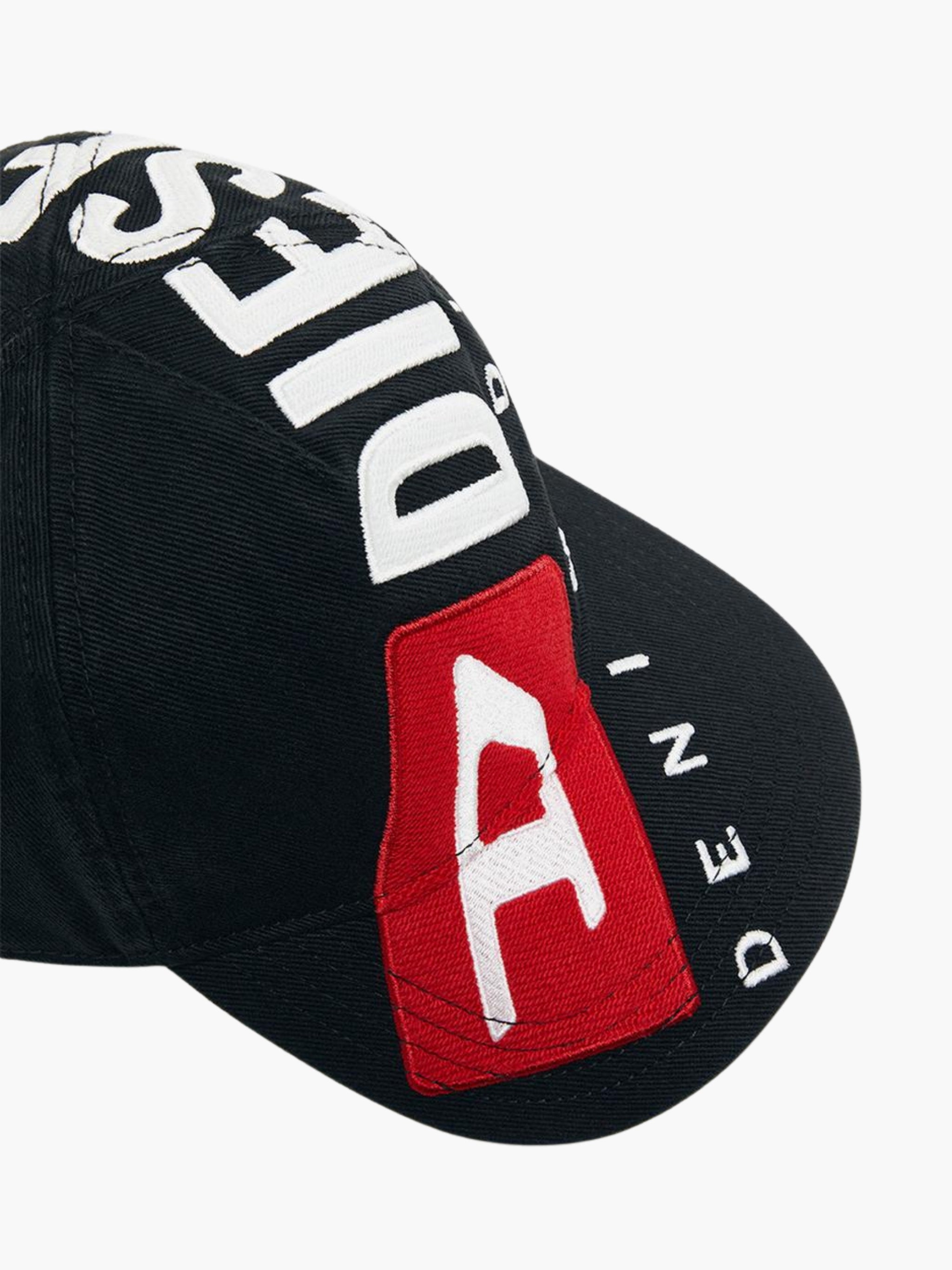 Diesel Cap C-Div Logo Black-Red-White