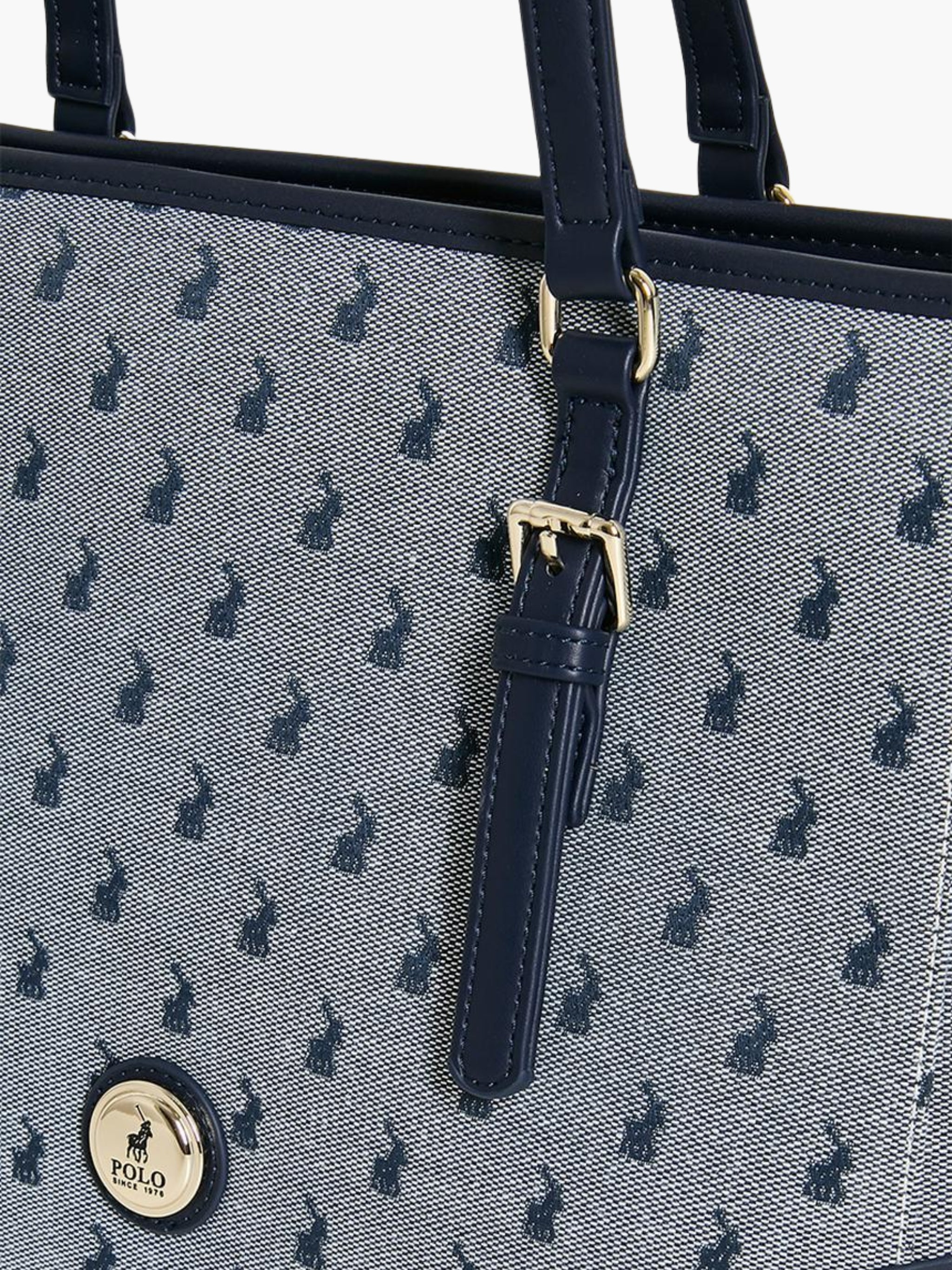 Polo Bag Tote Medium Market Navy