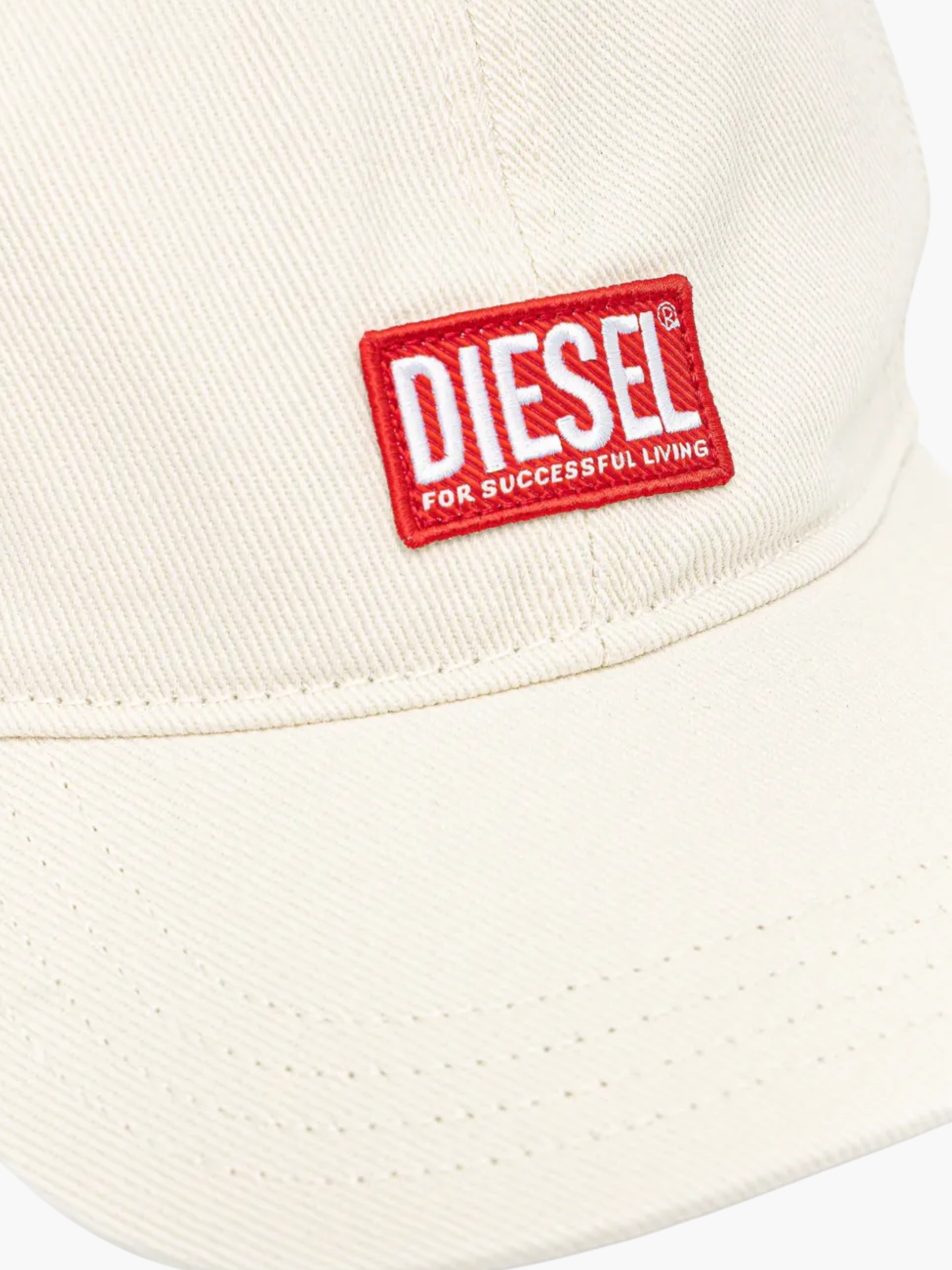 Diesel Cap Corry Jacq-Wash White