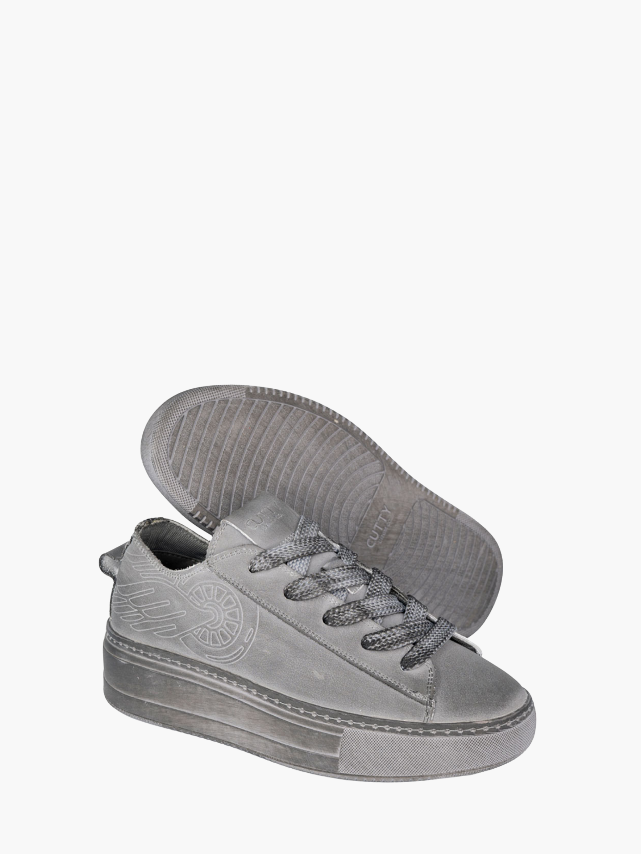 Cutty Sneakers Cs11 Leather Embossed Grey