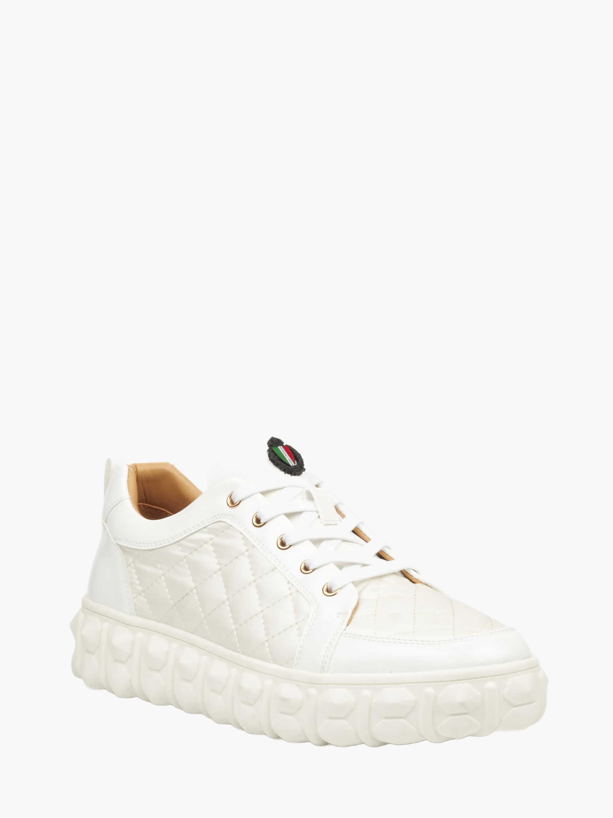 Mazerata Sneakers Pigale 38 Faux Patent White