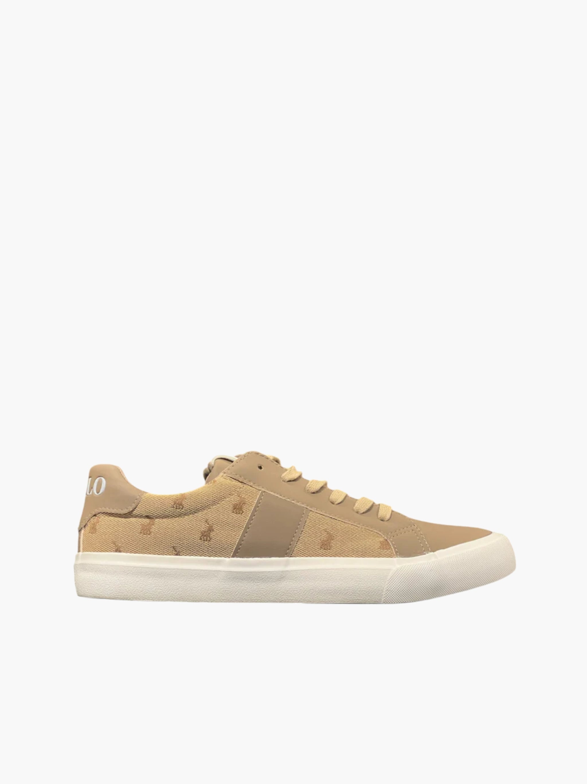 Polo Sneaker Side Flash Monogram Brown
