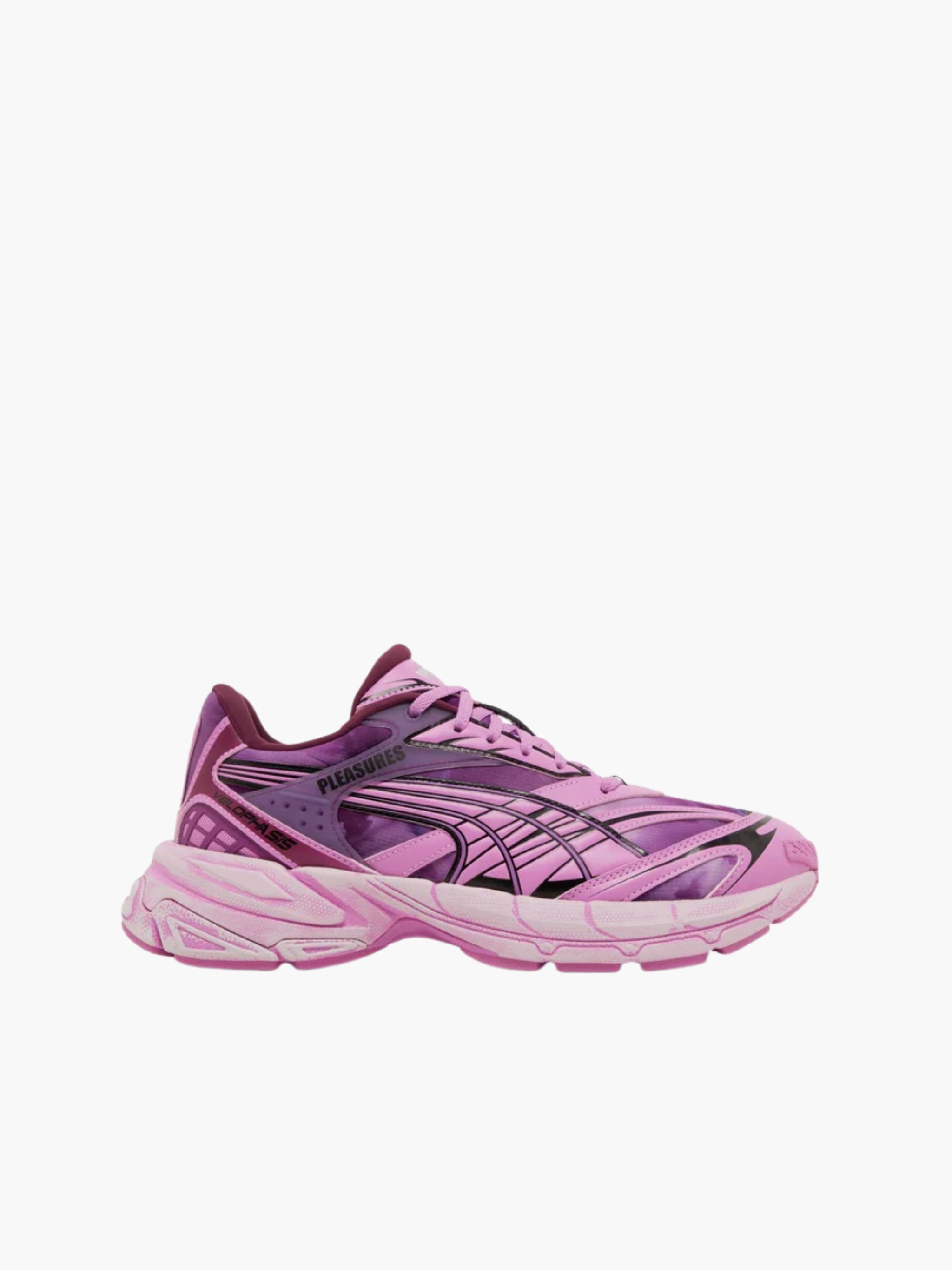 Puma Sneaker Velophasis Overdyed Pleasures Purple/Fucshia Black-White