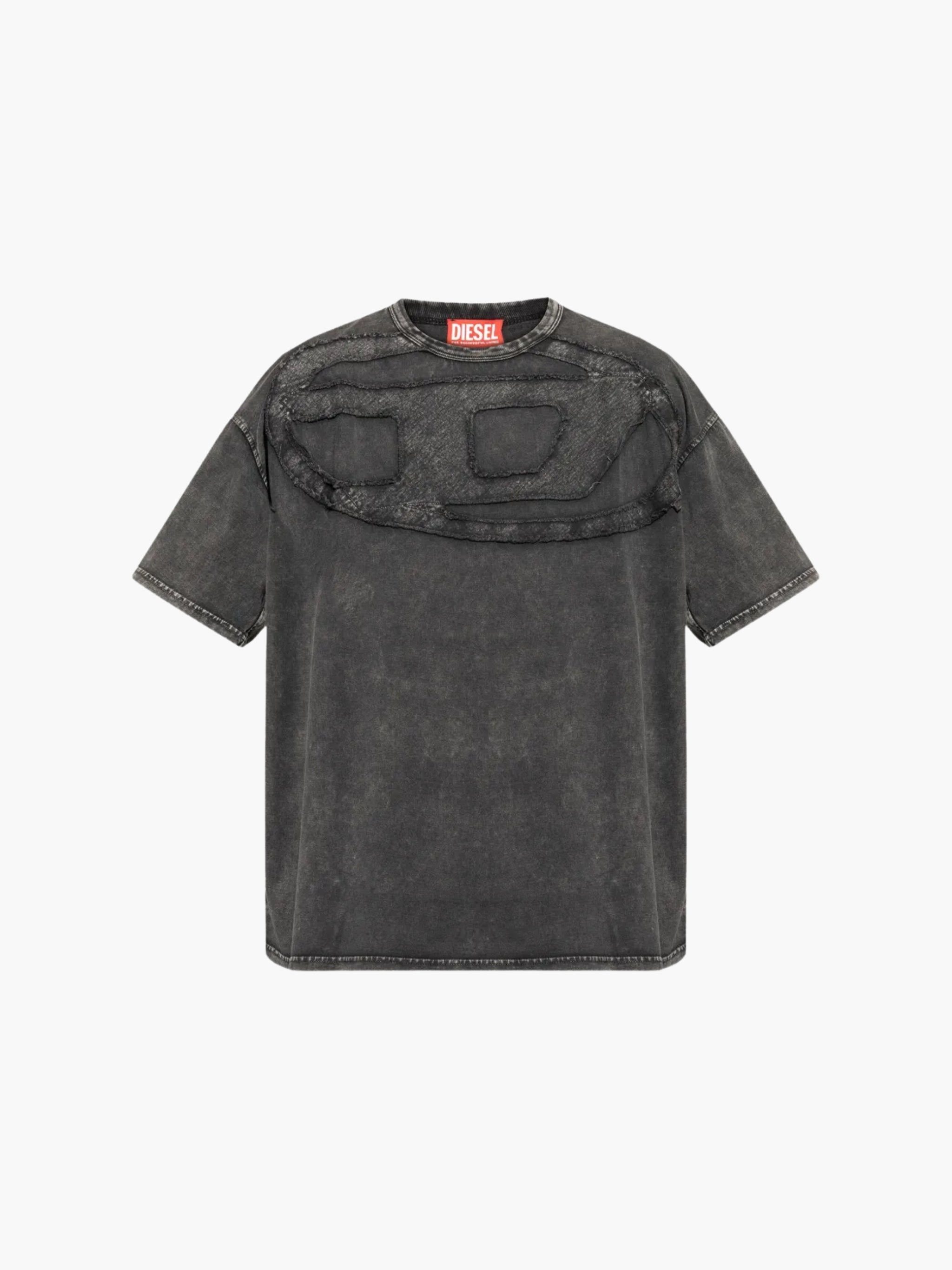 Diesel T-Shirt M-T Boxt-Den Relaxed Black
