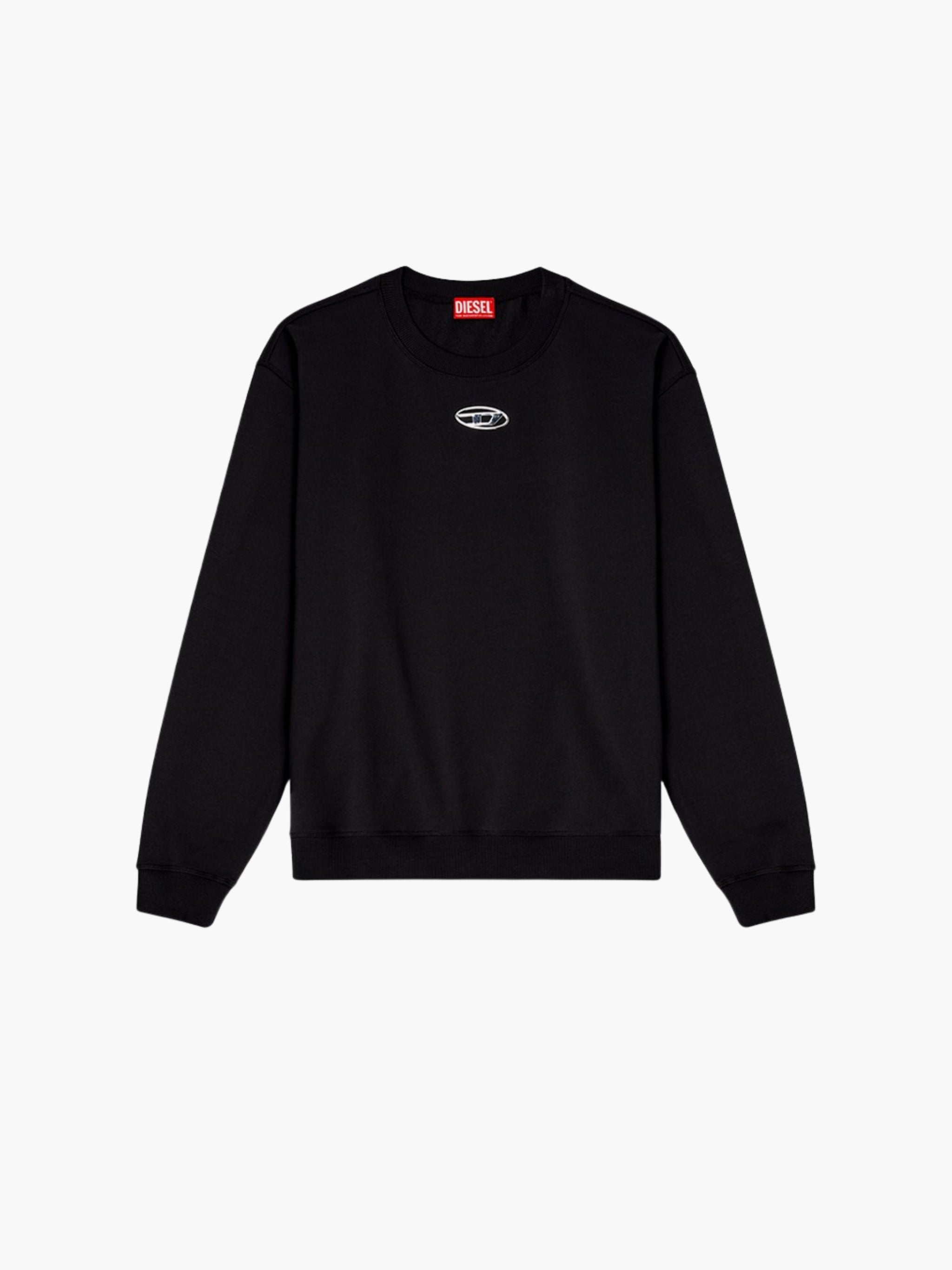 DIESEL SWEATER M-S NORM IOD BLACK