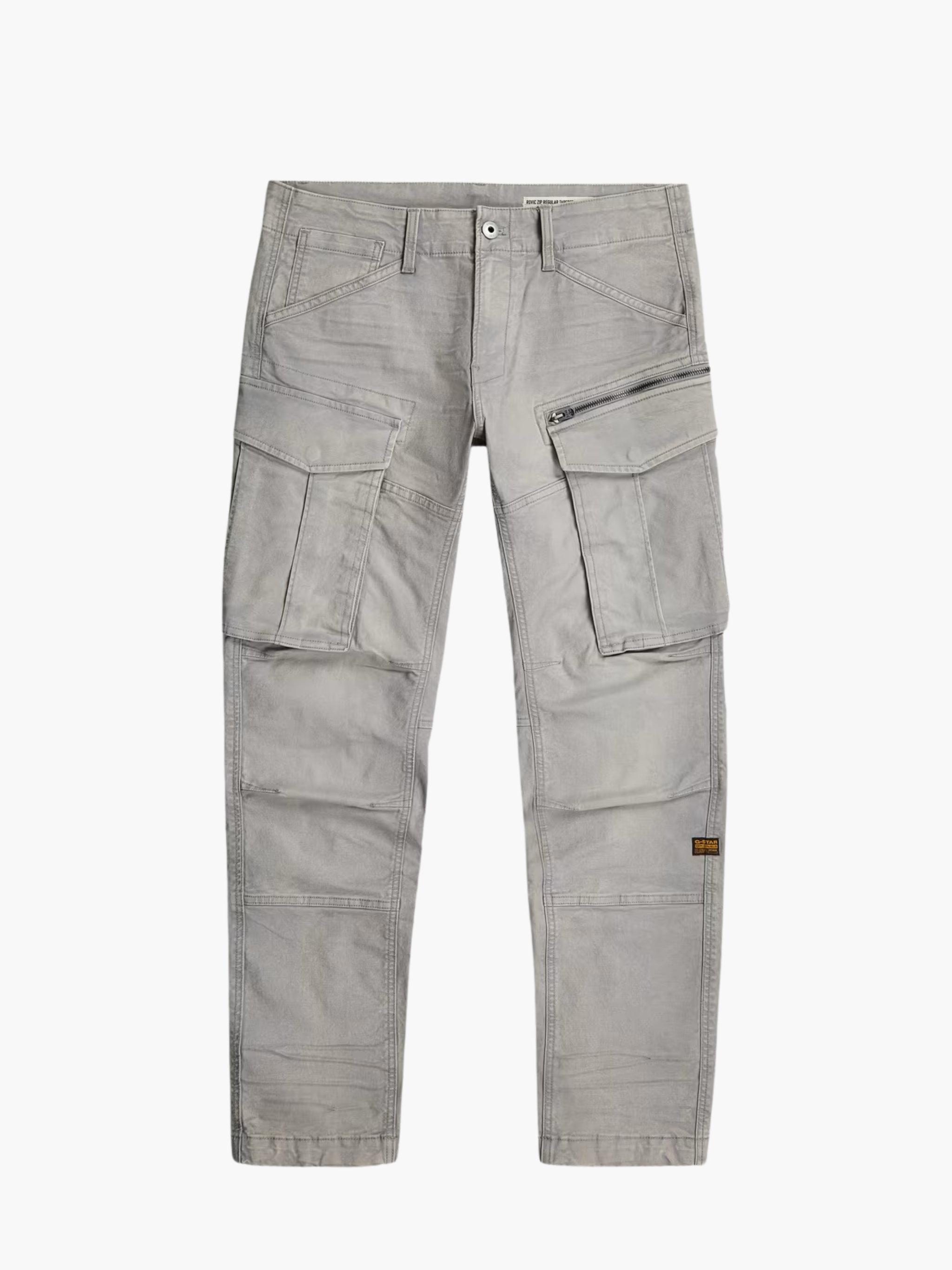 G-Star Pants Rovic Zip 3D Regular Tapered Vintage Dust Fossil